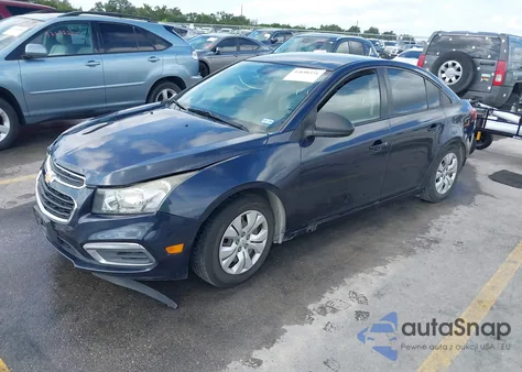 2015 Chevrolet Cruze Ls Auto из США, поврежденный, VIN 1G1PA5SG4F7228658